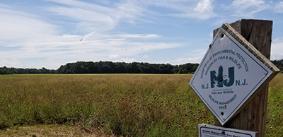 Farm with NJ DEP Sign