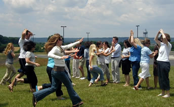 Teachers at facilitator training