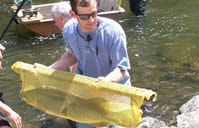 MI22 member Steve Scornavacca cradles a big muskie