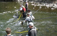 Crew shocking Wanaque River