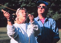 Fly casting practice