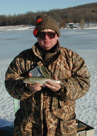 Trout caught at Oxford Furnace Lake