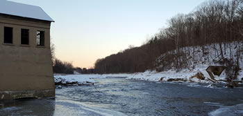 Site of Columbia Lake Dam
