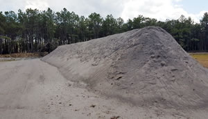 New berm at Stafford Forge WMA range