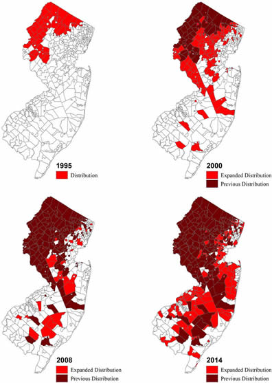 Bear Distribution Maps 1995-2014