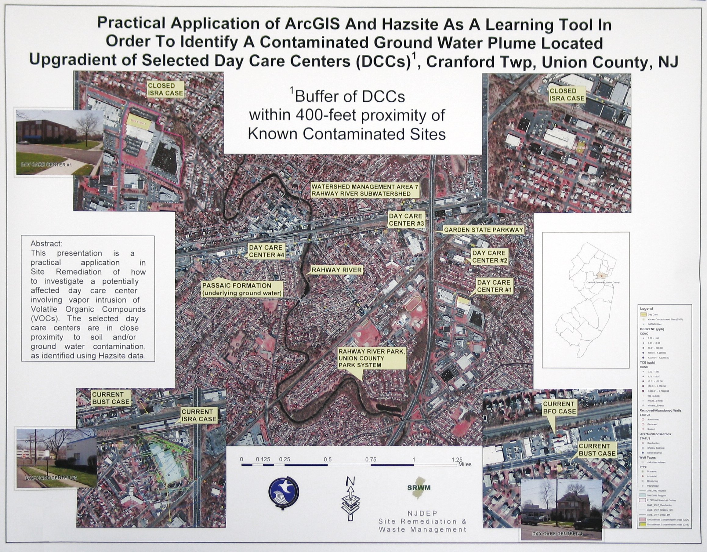 Practical Application of ArcGIS and Hazsite as a Learning Tool in Order to Identify a Contaminated Ground Water Plume Located Upgra nt of a Selected