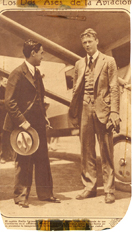 Emilio Carranza and Charles Lindbergh, 1927