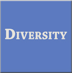 Diversity blue graphic