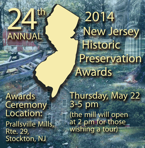 24th Annual New Jersey Historic Preservation Awards graphic