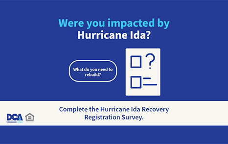 Hurricane Ida Recovery Registration Survey Photo
