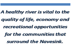 A healthy river is vital to the quality of life, economy and recreational opportunities for the communities that surround the Navesink.  – DEP Commissioner Bob Martin  
