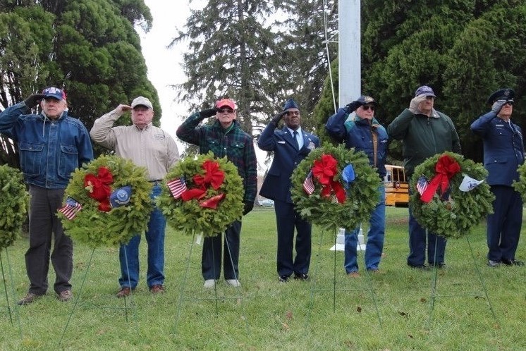 Soldiers Christmas event at Fort Mott State Park in Salem County