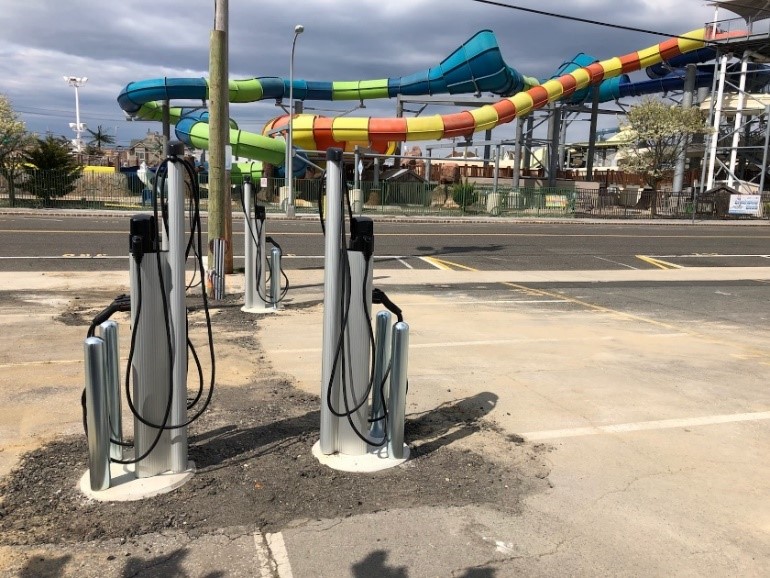 NJDEP News Release 18/P109 Seaside Heights Installs Six Electric