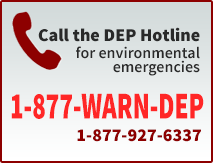 DEP Hotline for Environmental Emergencies
