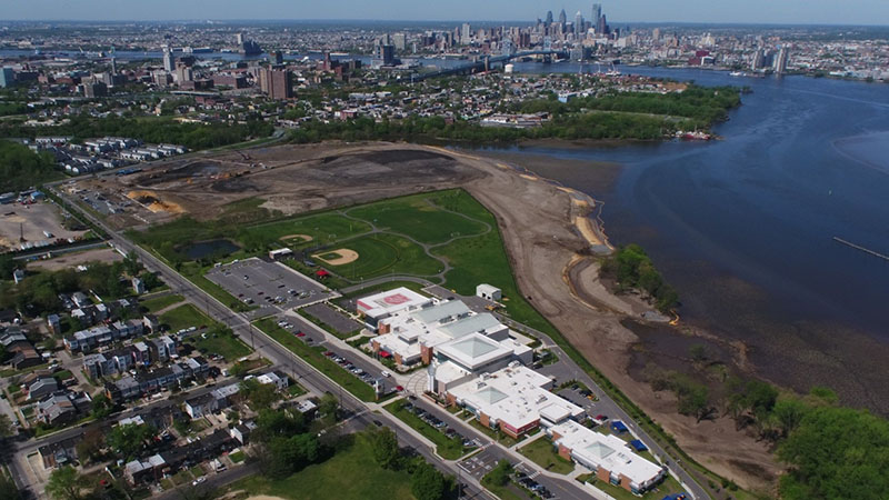 Progress of Harrison Avenue Landfill Transformation as of April 2019