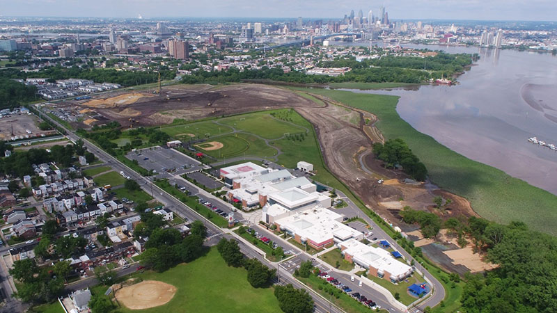 Progress of Harrison Avenue Landfill Transformation as of June 2019