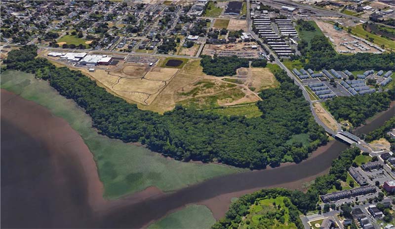 Photo:Camden Redevelopment Agency Parcel before tree clearing in March 2018