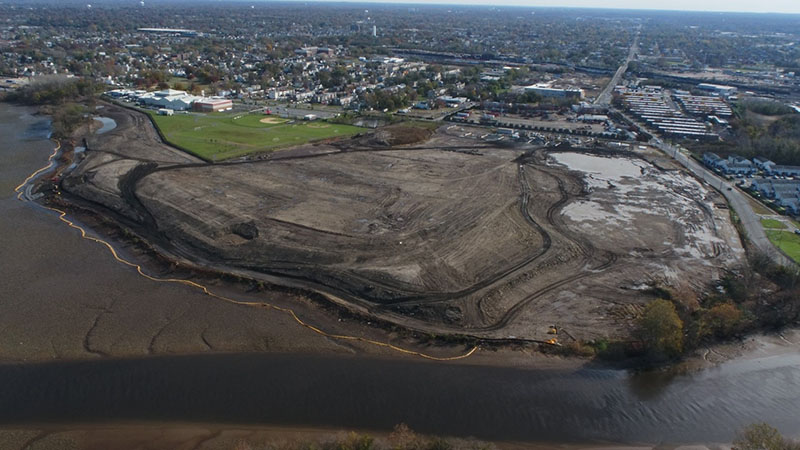 photo: Camden Redevelopment Agency Parcel showing cut-and-fill operations in November2018