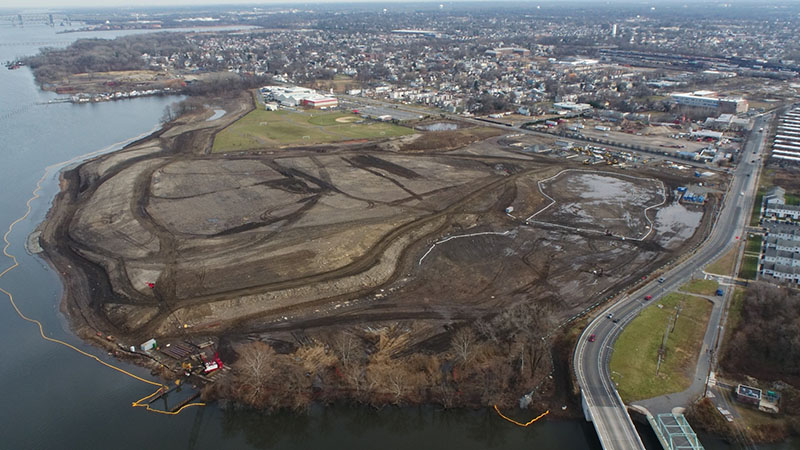 photo: Camden Redevelopment Agency Parcel showing cut-and-fill operations in December2018