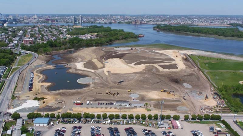 Progress of Harrison Avenue Landfill Transformation as of May 2020 Operational Area of Site in October2019