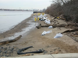 Athos-Shoreline Cleanup on Delaware River