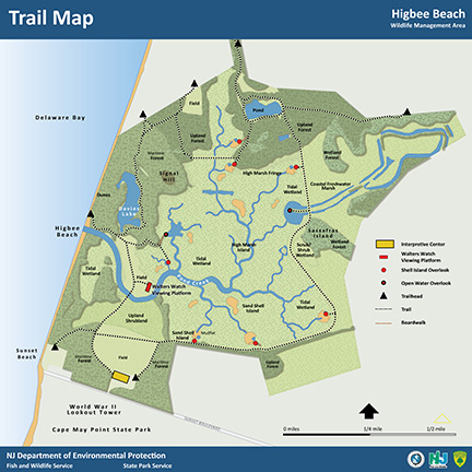 Higbee Beach Trail Map