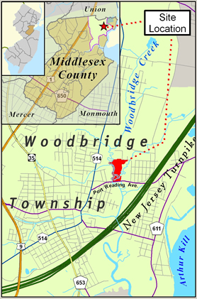 Woodbridge River Restoration Site Map