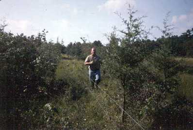 Checking the fence line perimeter