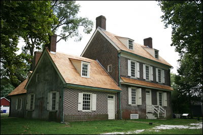 Hancock House with a new roof