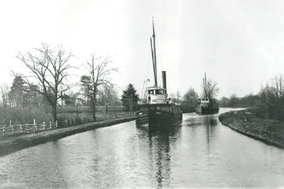 Boats on the D&R Canal, c.1900