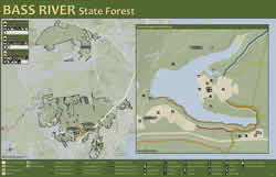 Bass River State Forest Map