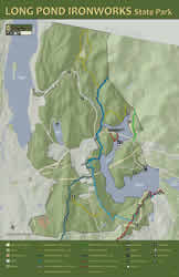 Long Pond Ironworks State Park Area Map