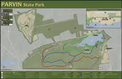 Parvin State Park Map