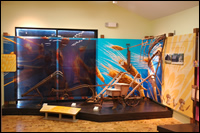 Exhibit inside the New Visitor Center at Batsto Village