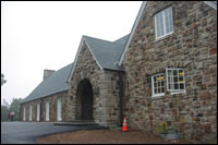 Outside visitor Center at High Point State Park