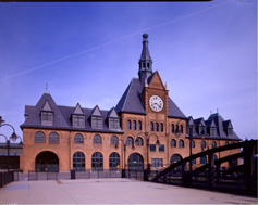 The CRRNJ Terminal Building at Liberty State Park