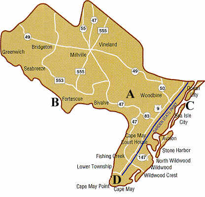 Southern Shore Region Map