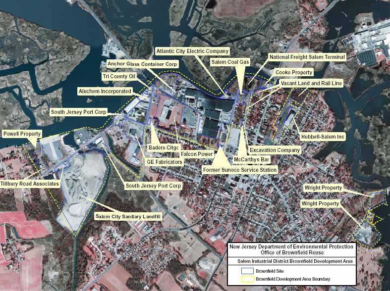 Map of Salem City-Industrial Gateway BDA Map