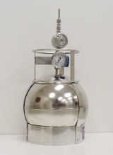Photo of an air testing cannister