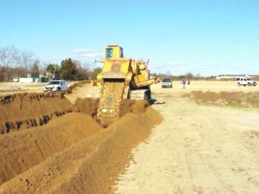 Soil blending machine