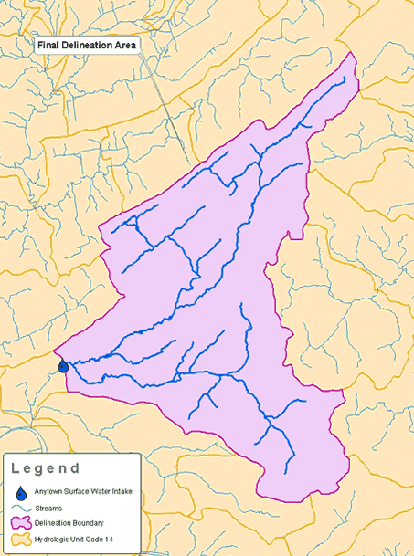 Delineation Step Illustration (Surface Water)