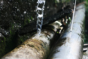 water pipe leaks
