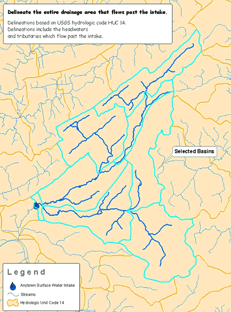 Delineation Step Illustration (Surface Water)