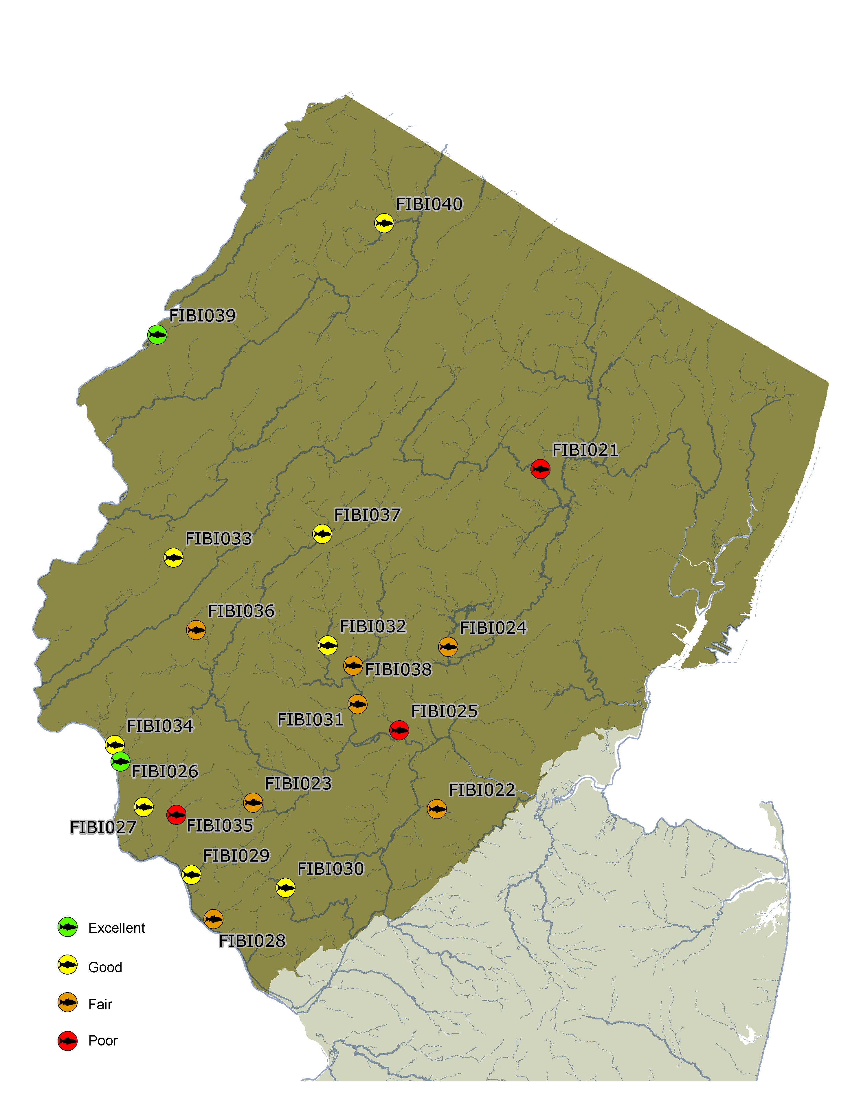 2006 sampling map