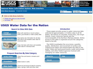 USGS webpage