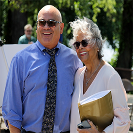 Trenton Mayor Reed Gusciora (left) and U.S. Representative Bonnie Watson Coleman. Photo by the DRBC.
