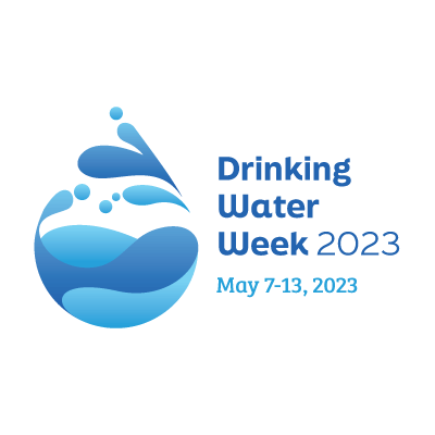 Logo for Drinking Water Week.