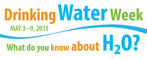 Logo for National Drinking Water Week 2015.