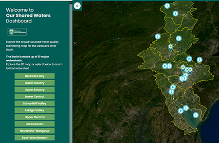 Image of the Rate Your Waters webpage.