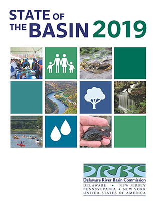 Cover of DRBC's State of the Basin 2019 Report.